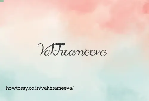 Vakhrameeva