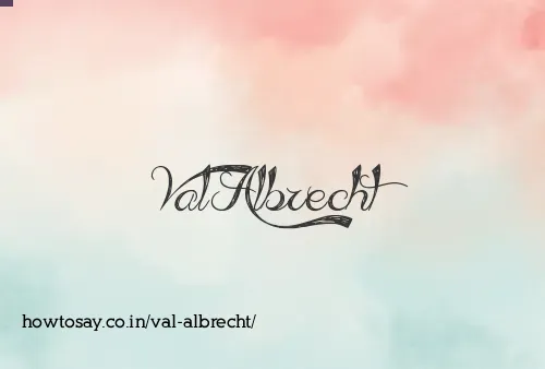Val Albrecht