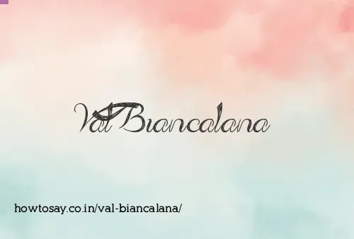 Val Biancalana