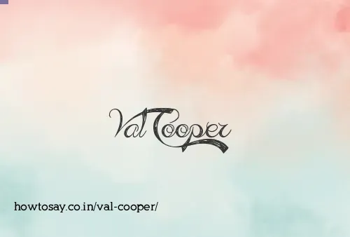 Val Cooper