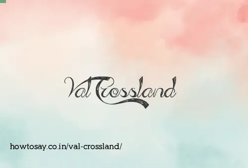 Val Crossland