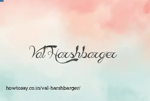 Val Harshbarger