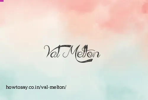 Val Melton