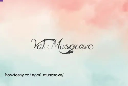 Val Musgrove