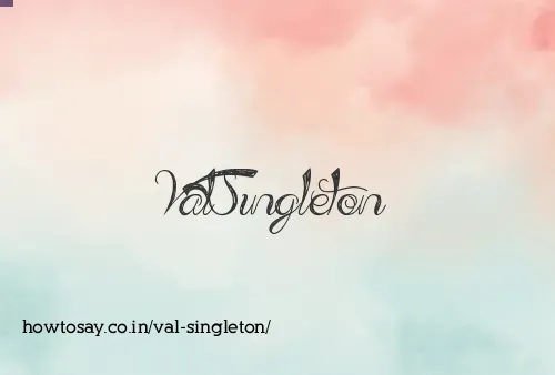 Val Singleton