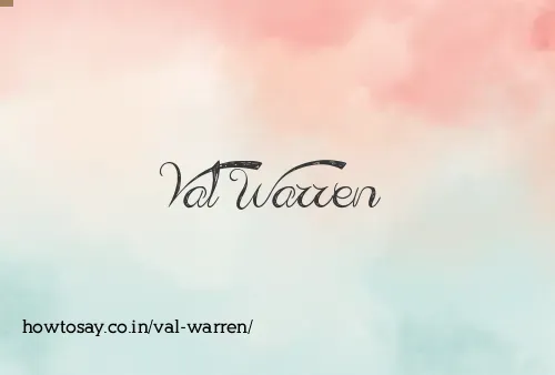 Val Warren