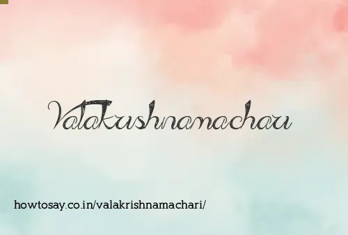 Valakrishnamachari