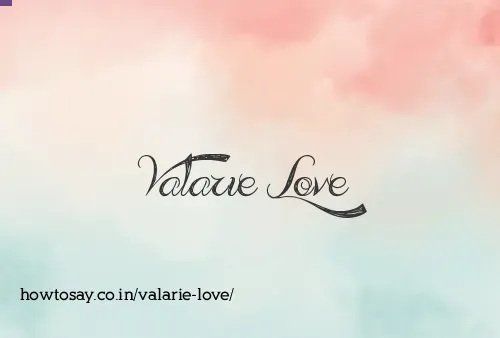 Valarie Love