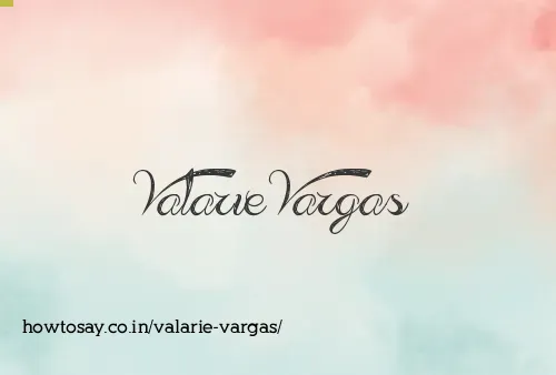 Valarie Vargas