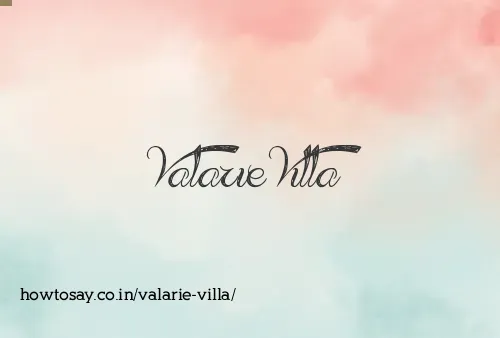 Valarie Villa