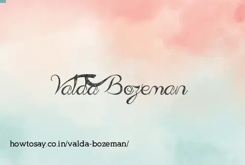 Valda Bozeman