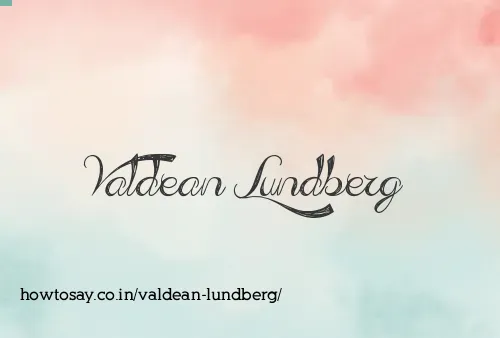 Valdean Lundberg