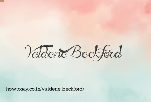 Valdene Beckford
