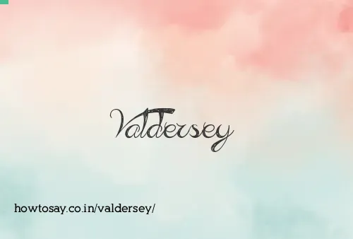 Valdersey