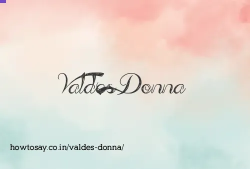 Valdes Donna