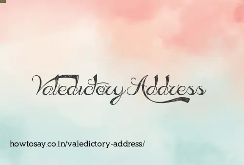 Valedictory Address