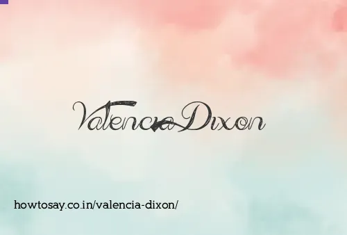 Valencia Dixon