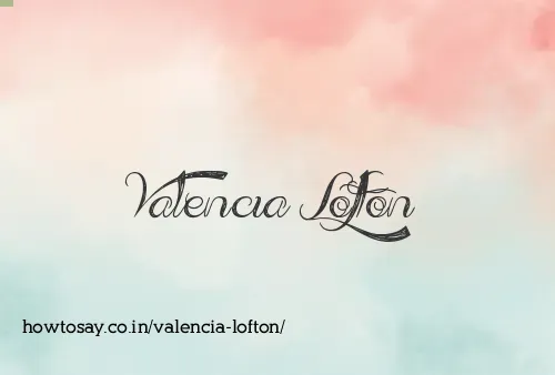 Valencia Lofton