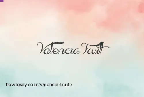 Valencia Truitt