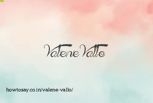 Valene Vallo