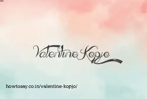 Valentine Kopjo