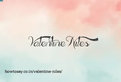 Valentine Niles