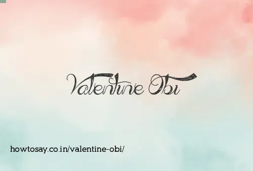 Valentine Obi