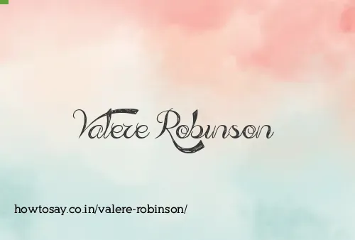 Valere Robinson