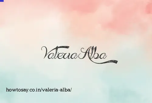 Valeria Alba