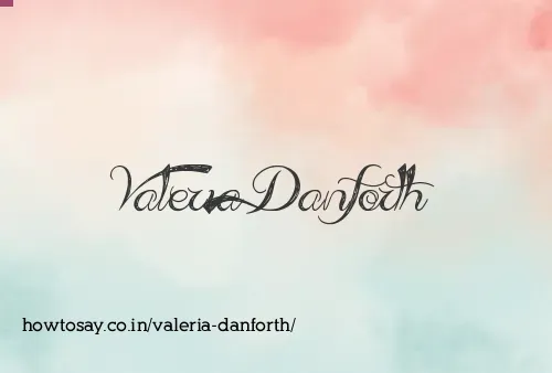 Valeria Danforth