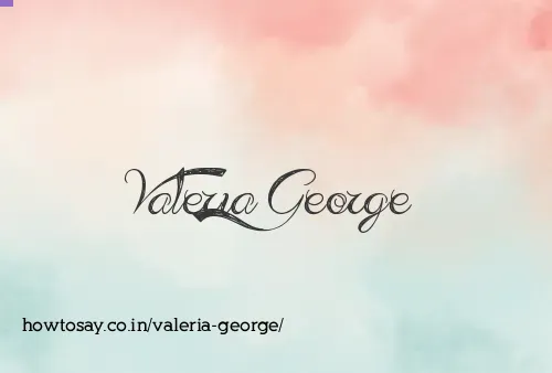 Valeria George