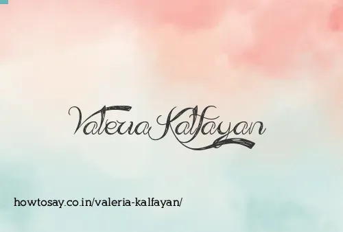 Valeria Kalfayan