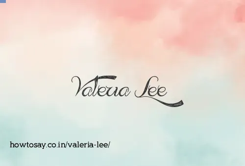 Valeria Lee