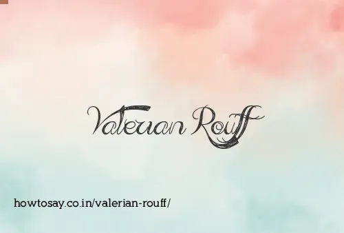 Valerian Rouff