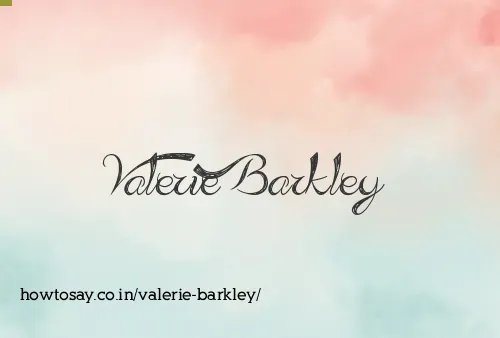 Valerie Barkley