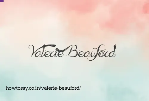 Valerie Beauford