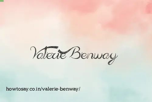 Valerie Benway