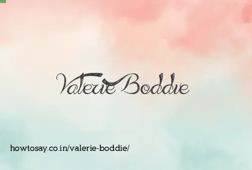 Valerie Boddie