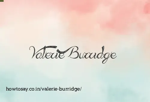 Valerie Burridge
