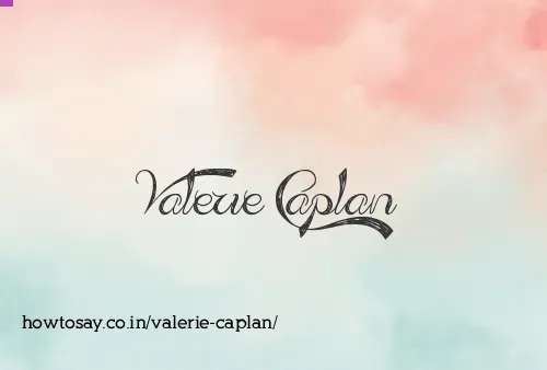 Valerie Caplan