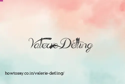 Valerie Detling