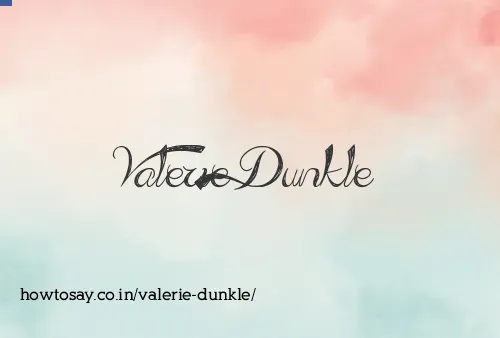 Valerie Dunkle