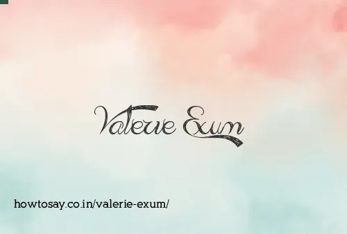 Valerie Exum