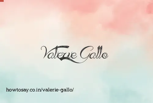 Valerie Gallo
