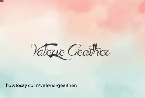 Valerie Geaither