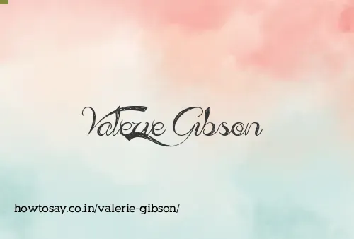 Valerie Gibson