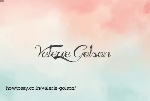 Valerie Golson