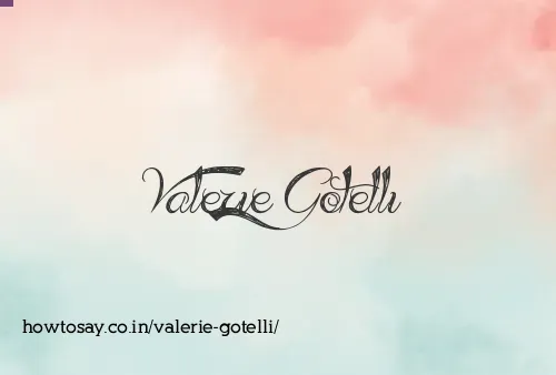 Valerie Gotelli