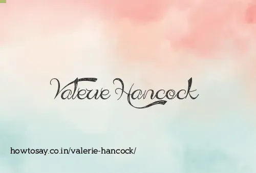 Valerie Hancock