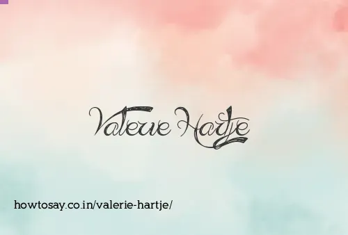 Valerie Hartje